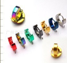 厂家档口供应不锈钢双面耳环耳钉不锈钢耳扣个性时尚混批