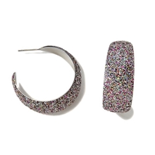 来样定制看图打版不锈钢多色闪耀的珐琅耳环钛钢饰品批发地摊