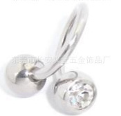 新款不锈钢、镶钻人体穿刺饰品-鼻钉