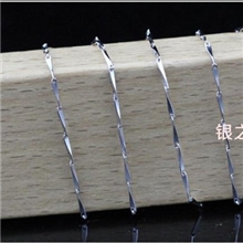 纯银瓜子链批发项链批发银饰批发纯银项链银链