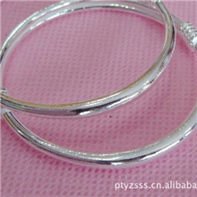 纯银手镯银饰纯银手镯儿童银手镯宝宝纯银手镯银饰批发990