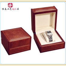 深圳手表盒厂家生产高档PU皮革手表盒手表包装盒可来图来样定做