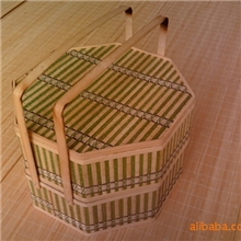 批发供应竹包装篮系列之－－－双层八角篮
