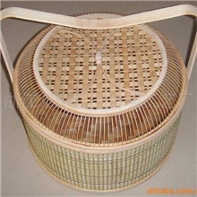 供应粽子竹篮、环保竹篮、粽子礼盒、干果包装篮