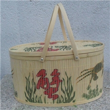 供应竹筐安吉竹篮工艺竹篮竹篮子竹篮批发竹篮子竹包装