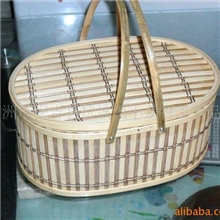 供应竹包装盒竹篮子