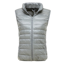 2012新款羽绒背心女轻薄款同款时尚修身