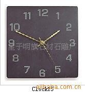 天然石雕工艺挂钟(纯手工制作)