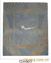 天然板岩雕刻工艺钟(纯手工制作)