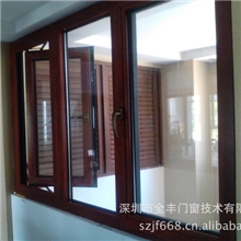 欧式铝合金窗内开内倒平开窗系列中高档铝合金门窗供应