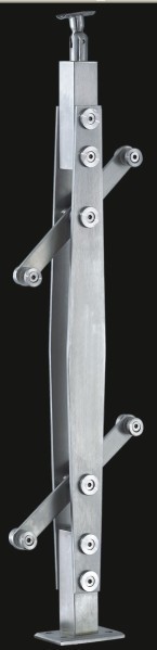 佛山同华顺厂家生产不锈钢楼梯扶手栏杆护栏栏杆立柱阳台立柱