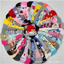 【特价】韩版卡通直板卡通女袜长款短款成人袜厂家批发wazi