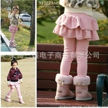 2012童装春秋童裤韩版女童打底裤批发裙裤