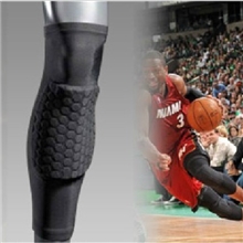 运动PRO篮球护具蜂窝防撞加长护膝护小腿篮球护腿蜂窝护膝