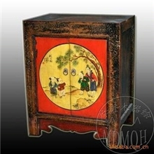 仿古甘肃小二门面柜床头柜储物柜地柜