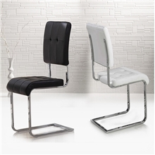 美式现代时尚创意简约餐椅造型独特设计白色椅