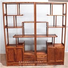 中式明清仿古典家具非洲黄花梨隔断博古架多宝格展示柜A016