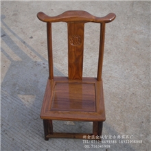 实木中式仿古明清古典红木家具儿童学生椅小官帽椅灯挂椅靠背椅