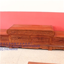 中式仿明清古典红木家具实木非洲黄花梨云蝠地柜电视柜A008