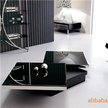 茶几客厅茶几玻璃客厅茶几多功能茶几旋转茶几不锈钢茶几