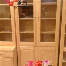 厂家直销订做松木家具实木家具松木书柜实木书柜书橱SG103