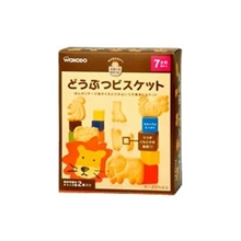 日本和光堂婴儿高钙奶酪动物磨牙饼干T14进口婴儿辅食