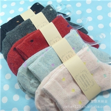 淘宝爆款优质点点厚兔羊毛袜舒适女袜子厂家批发