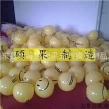 工厂低价特供30CM充气笑脸球，充气沙滩球，PVC充气广告球