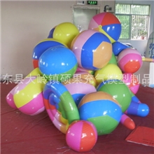 工厂定制PVC充气球王，各类PVC充气玩具，PVC充气广告模型