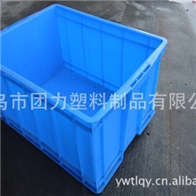 塑料箱厂家义乌塑料箱500塑料周转箱带盖塑料箱大号物流箱