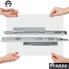 供应45#挂蓝式三节全抽出抽屉滑轨