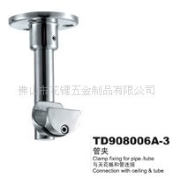 厂家专业生产玻璃门淋浴房圆管管夹天花板与管连接