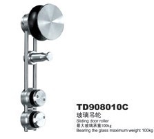 厂家专业生产淋浴房玻璃门圆管可调节滑轮吊轮