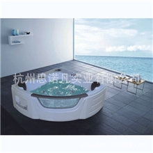 厂家供应豪华按摩浴缸时尚高档独立冲浪摆放浴缸