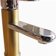 厂家供应：卫浴洁具全铜二联龙头面盆水龙头申达斯洗脸盆龙头