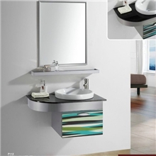 不锈钢浴室柜新款浴室柜落地浴室柜古典浴室柜酒店浴室柜p112