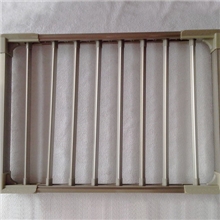 莱朋太空铝加厚衣柜裤架带阻尼缓冲推拉西裤架柜内裤架