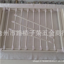 2013新款白色木纹铝合金伸缩裤架加宽加厚推拉衣柜西裤架