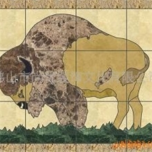 镶嵌壁画设计师地面铺贴