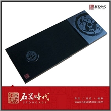 厂家直销乌金石茶盘天然艺术工艺品大号黑金石茶盘茶道茶海包邮