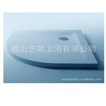 批发人造石底座复合亚克力扇形人造石底座