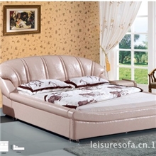 实木框架软体床|新款出口软体床|软体床配套床头柜|多款床头可选