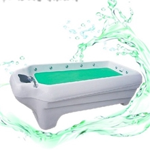 白云区亚克力水床厂家|亚克力水疗床|盐浴床带裙边|水疗工程专用