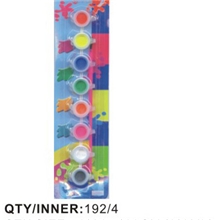 厂家直销2ML八连体水彩颜料(双耳掰式软料盒)卡装