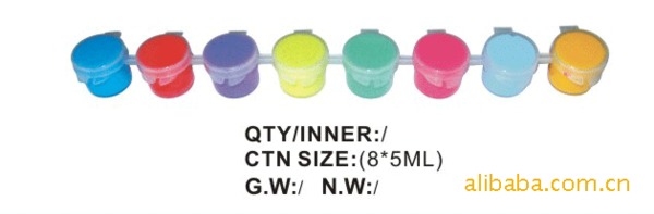 厂家直销6连体3.5ML单罐水彩