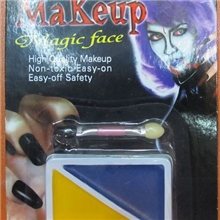 厂家直销环保无毒万圣节脸彩美术颜料面具假牙