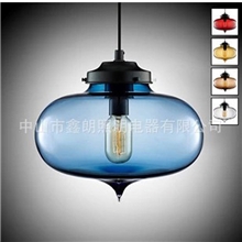 复古创意玻璃吊灯尖塔咖啡餐厅灯具服装店酒吧台吊灯灯具厂家直销