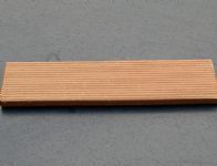 紫砂线条劈开砖浅红色240x60x12紫砂陶土八房陶瓷