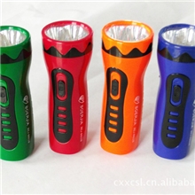 【厂家直销】供应型号8802两档4灯充电手电筒