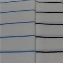 厂家直销针织双面条子面料针织双面条子拉架针织双面色织布